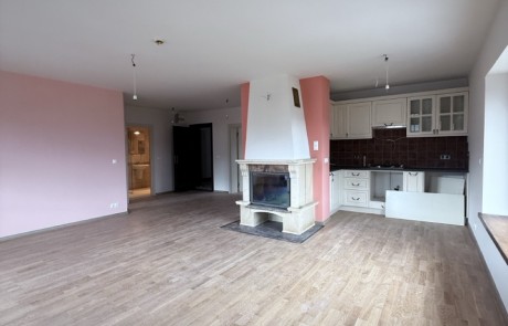 Просторен апартамент с камина и панорамна гледка към планината